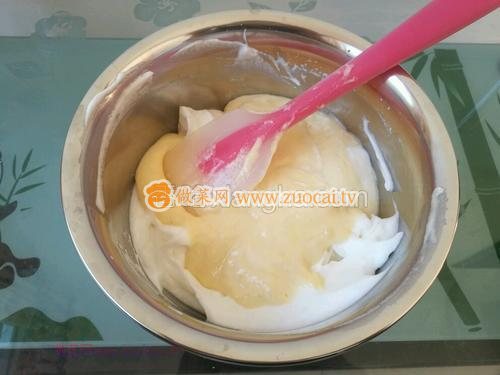 6寸戚風(fēng)蛋糕的做法