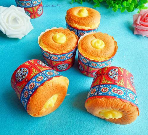 卡仕達(dá)注心蛋糕的做法