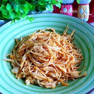 香辣雞絲的做法步驟:8