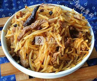 干煸土豆里脊絲的做法步驟：10