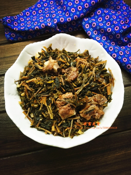 菜干燜排骨