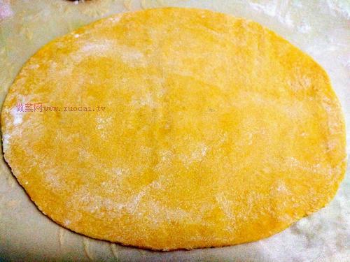南瓜花樣饅頭的做法