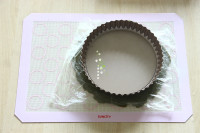 圣誕風(fēng)抹茶椰蓉蘋果派的做法步驟11