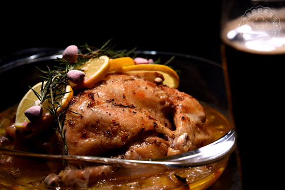 香蒜黃油烤雞|圣誕菜