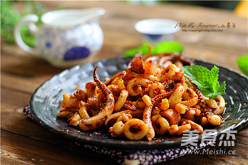 #蘇泊爾季度獎(jiǎng)#魷魚鐵板燒的做法