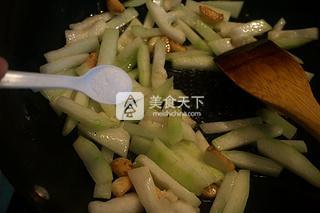 蒜燒冬瓜條的做法步驟:4