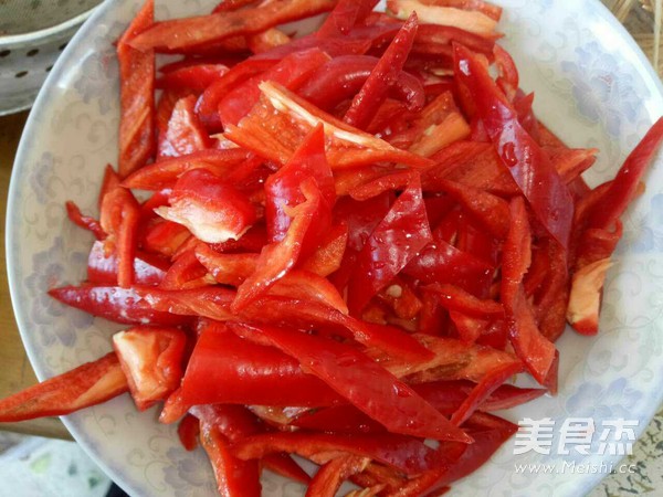 青椒油渣雞蛋干的做法