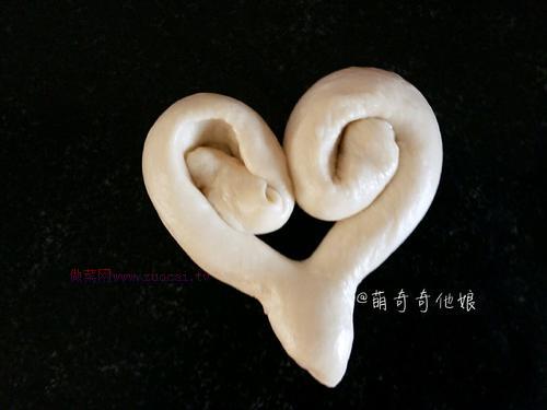 愛心雜蔬火腿面包的做法