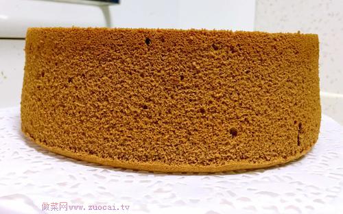 巧克力戚風(fēng)蛋糕8寸的做法