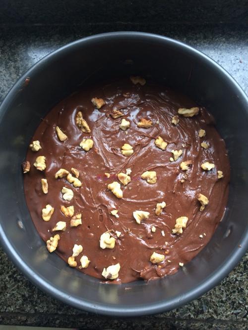 松軟的巧克力布郎尼蛋糕的做法