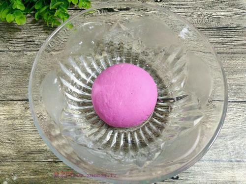 玫瑰花饅頭（紅心火龍果汁）的做法