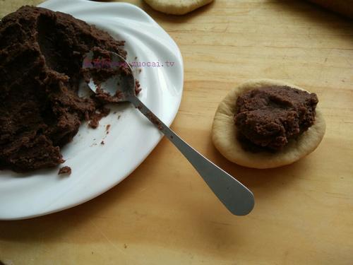 全麥小面包（豆沙餡）的做法