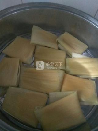 香甜玉米葉餅的做法步驟:8