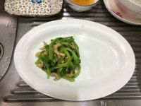 蝦干拌冰草配鹵豬耳鵝腸的做法步驟12