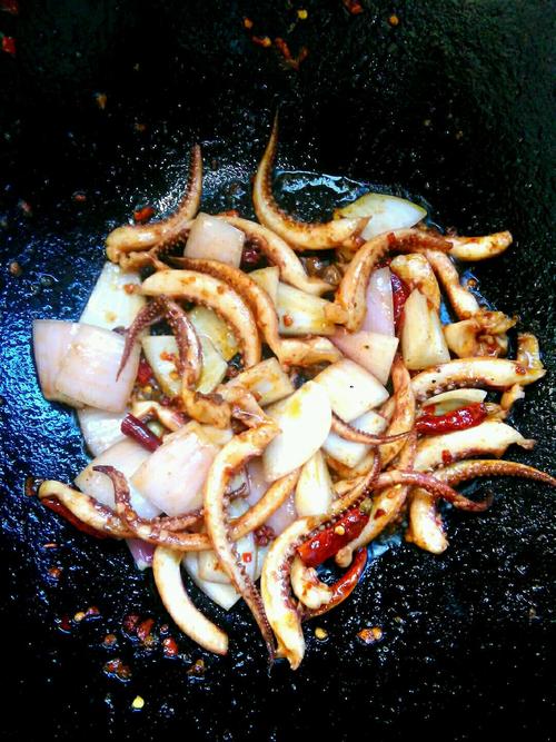 干煸魷魚(yú)須的做法