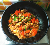 胡蘿卜杏鮑菇燒土雞的做法步驟15