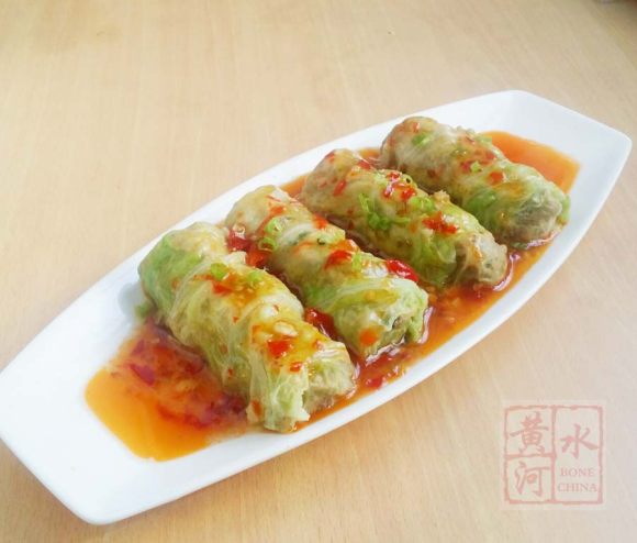 魚(yú)香白菜卷