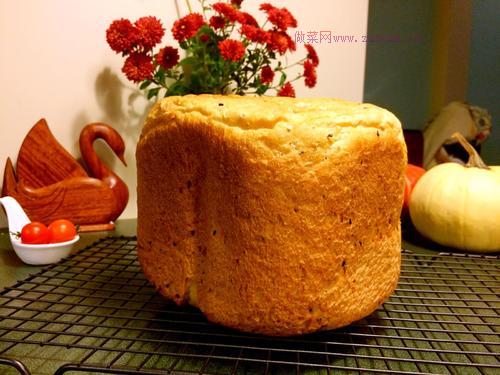 奇亞籽素面包(面包機版)的做法