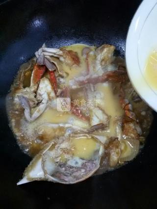 蛋炒江蟹-------gun蛋吧，江蟹君！的做法步驟：9