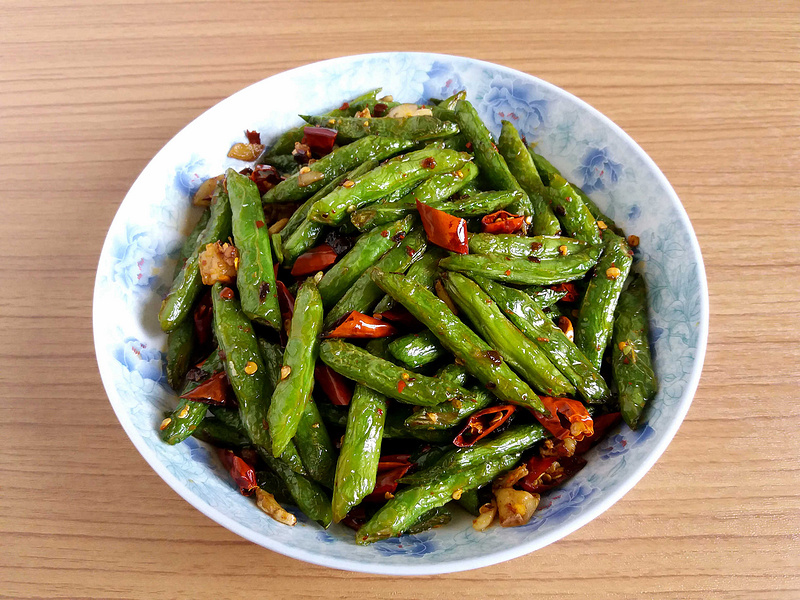 干扁四季豆的做法