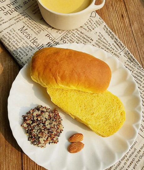 南瓜淡奶油面包的做法