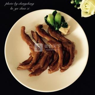 鹵鴨爪的做法步驟:8