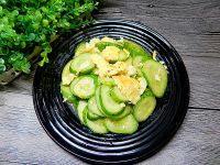 黃瓜炒雞蛋的做法步驟11