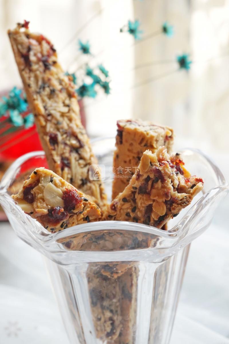 #ACA烘焙明星大賽#無(wú)油低卡燕麥棒的做法