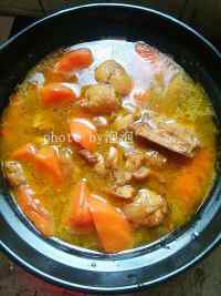 雞肉胡蘿卜燜飯的做法步驟8