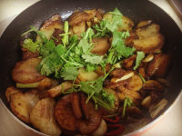 臘肉干鍋土豆片的做法步驟14