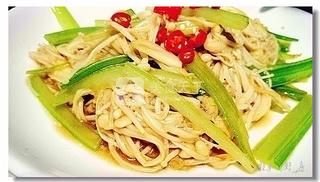 西芹金針菇的做法步驟：9