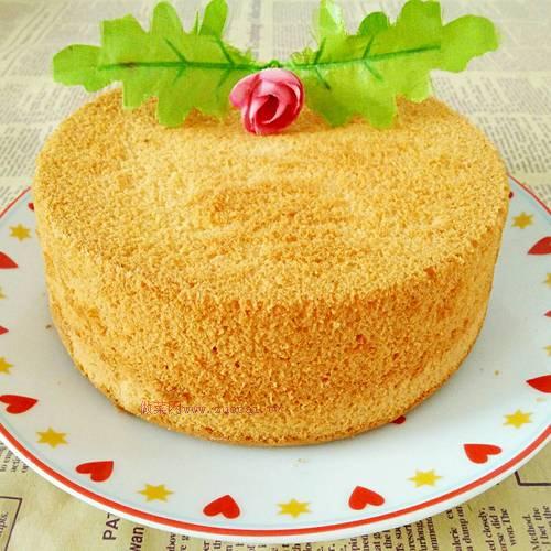 6寸戚風(fēng)蛋糕的做法