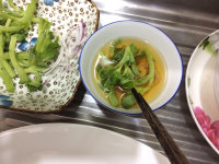 蝦干拌冰草配鹵豬耳鵝腸的做法步驟11