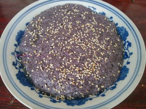 黑米發(fā)糕的做法