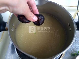 菠菜香菇雞湯米粉的做法步驟:17