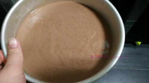 可可戚風(fēng)蛋糕（8寸）的做法