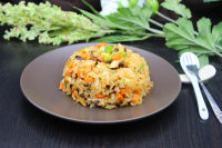 胡蘿卜香菇炒飯的做法步驟7