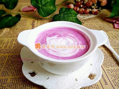 甜蜜雙色酸奶的做法