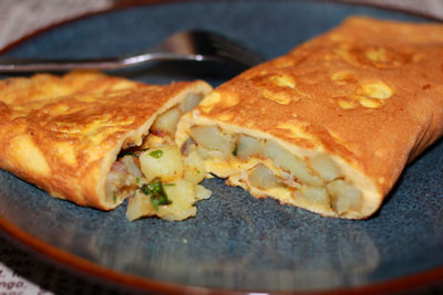 法式土豆煎蛋卷的做法，煎蛋卷怎么做松軟好吃