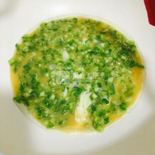 苦瓜煎雞蛋的做法步驟:4