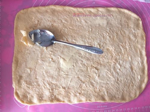 黃油水果面包卷的做法