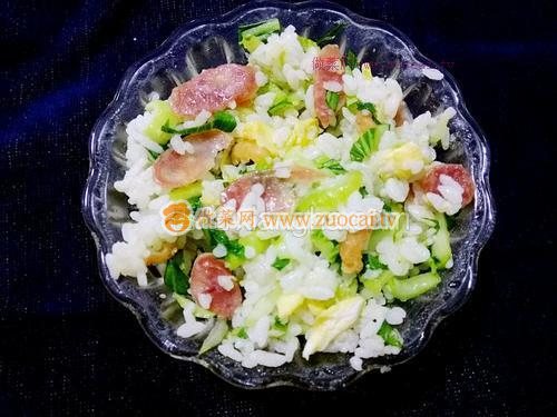 油菜百財(cái)炒飯的做法