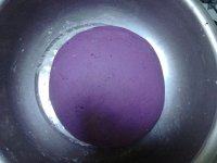 紫薯玫瑰花卷的做法步驟5