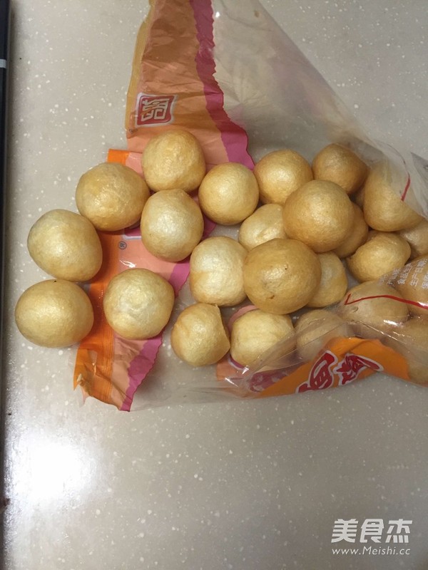 小油面筋肉圓的做法