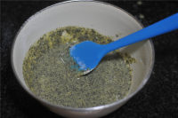 黑芝麻貝殼蛋糕的做法步驟6