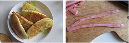 火腿雞蛋饅頭豆?jié){套餐步驟5-6