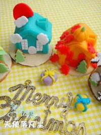 翻糖姜餅小鎮(zhèn)的做法步驟13