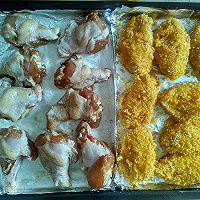 面包糠烤雞翅兩種吃法的做法圖解3