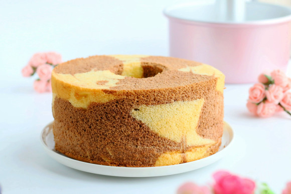 雙色燙面戚風(fēng)蛋糕