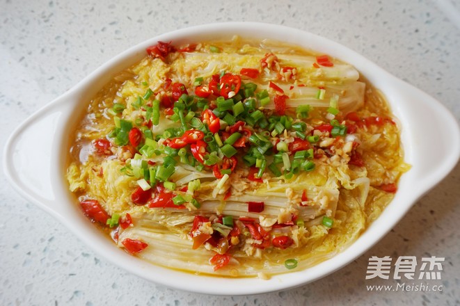 #九陽(yáng)炒菜機(jī)#蒜蓉粉絲蒸娃娃菜的做法